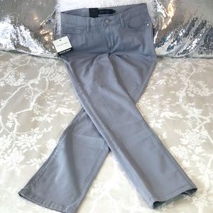 NWT Women’s Grey Calvin Klein Mid Rise Skinny Jeans